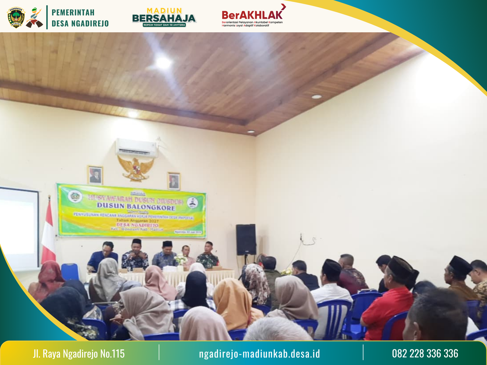 Musyawarah Dusun Dalam Rangka Penyusunan RKPDesa Ngadirejo Tahun Anggaran 2027