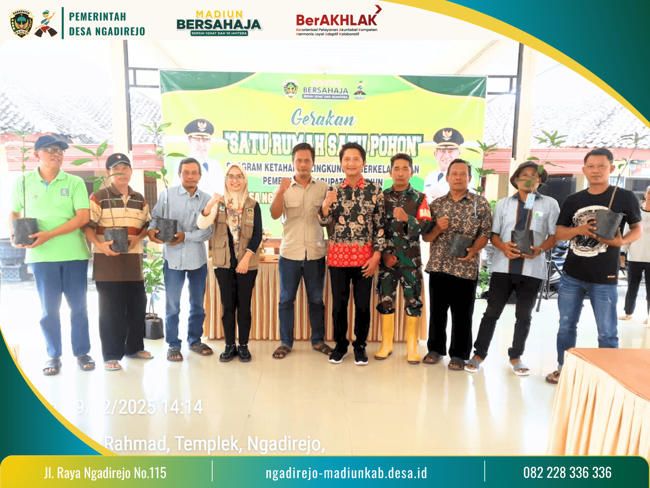 "Gerakan Satu Rumah Satu Pohon"; Program Ketahanan Lingkungan Berkelanjutan Pemerintah Kabupaten Madiun