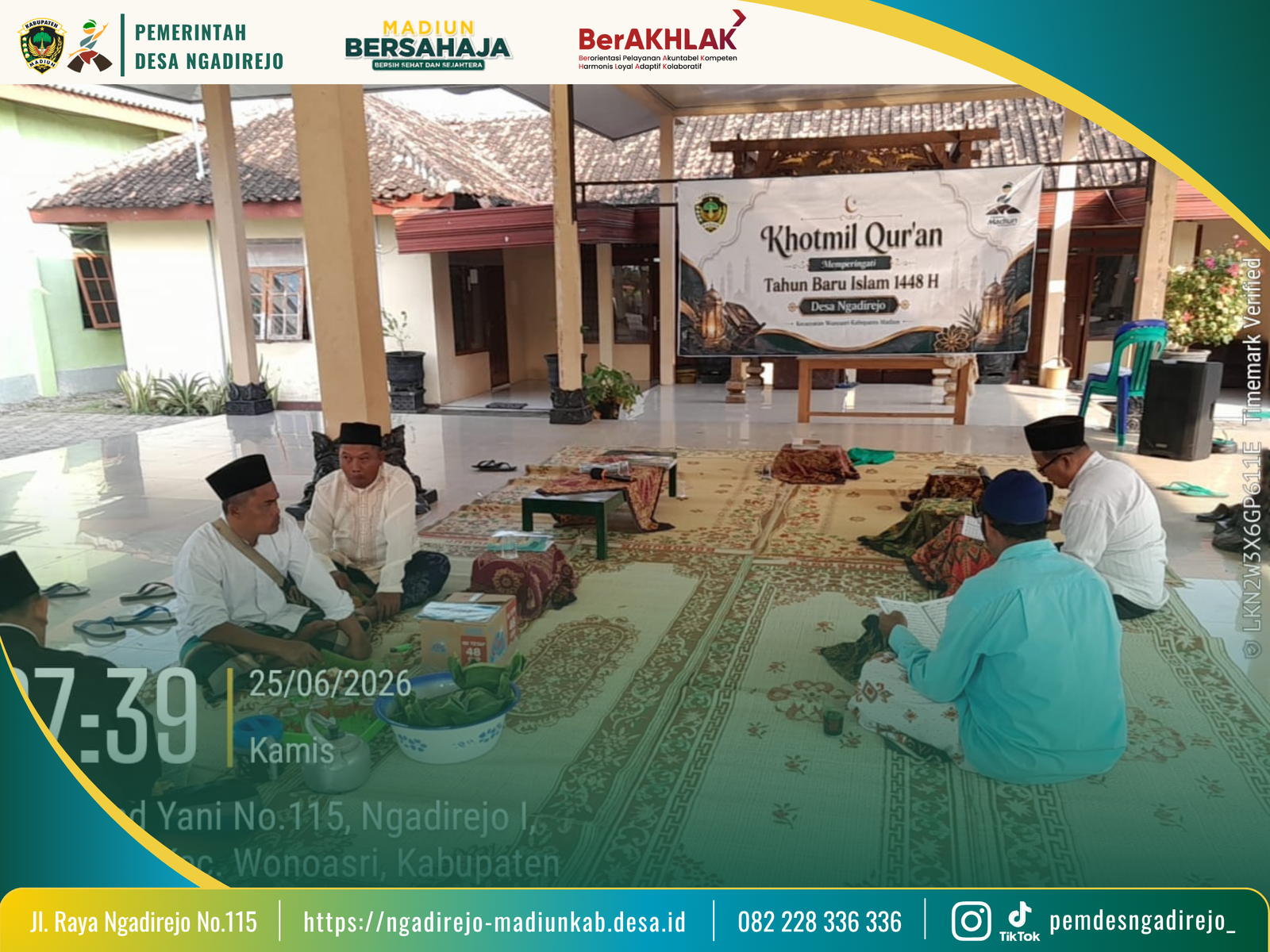 Khotmil Qur'an dalam rangka Tahun Baru Islam 1448 H